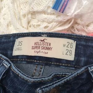 Hollister High Rise Super Skinny Jeans